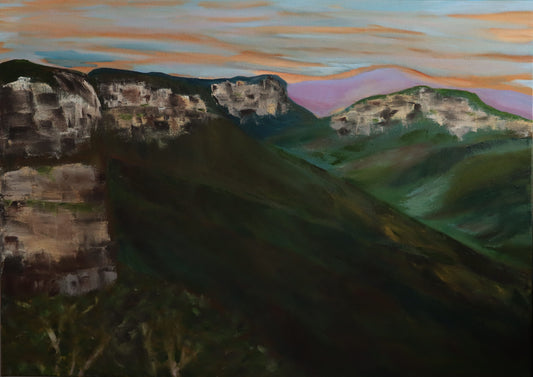 Purple over The Blue