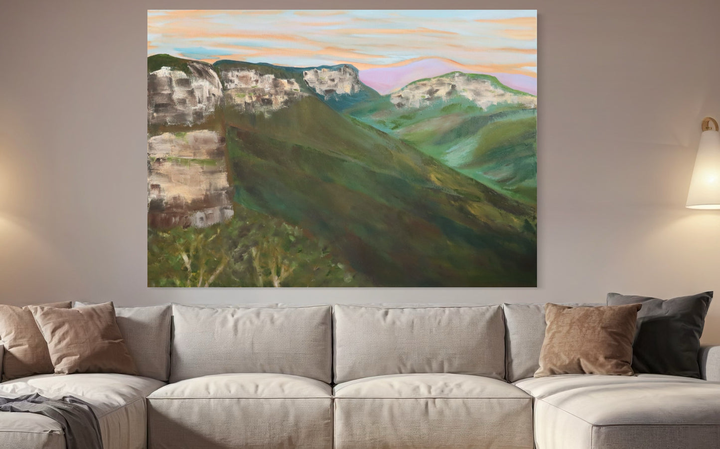 Purple over The Blue