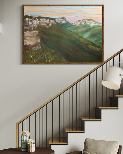 Purple over The Blue